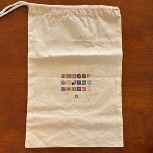 Italian Palio Horse Race Banners Cotton Dust Bag with Drawstring Closure